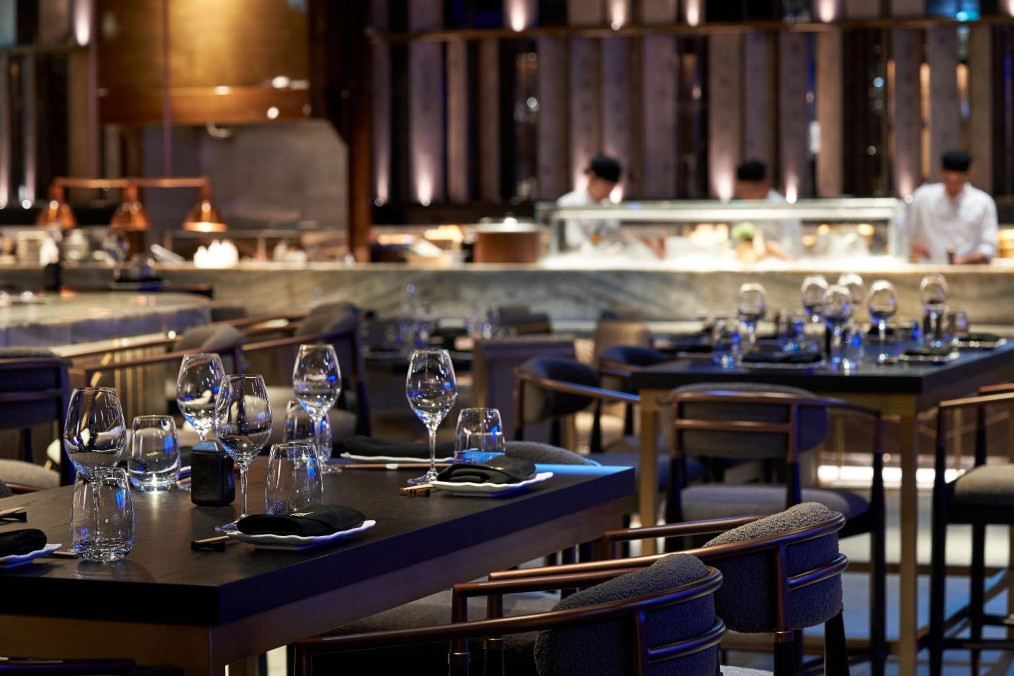 Marriott Resort Palm Jumeirah, Dubai Exterior foto The interior of the restaurant