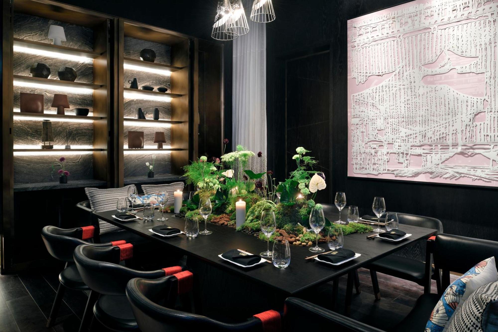 Marriott Resort Palm Jumeirah, Dubai Exterior foto Private dining room at the restaurant