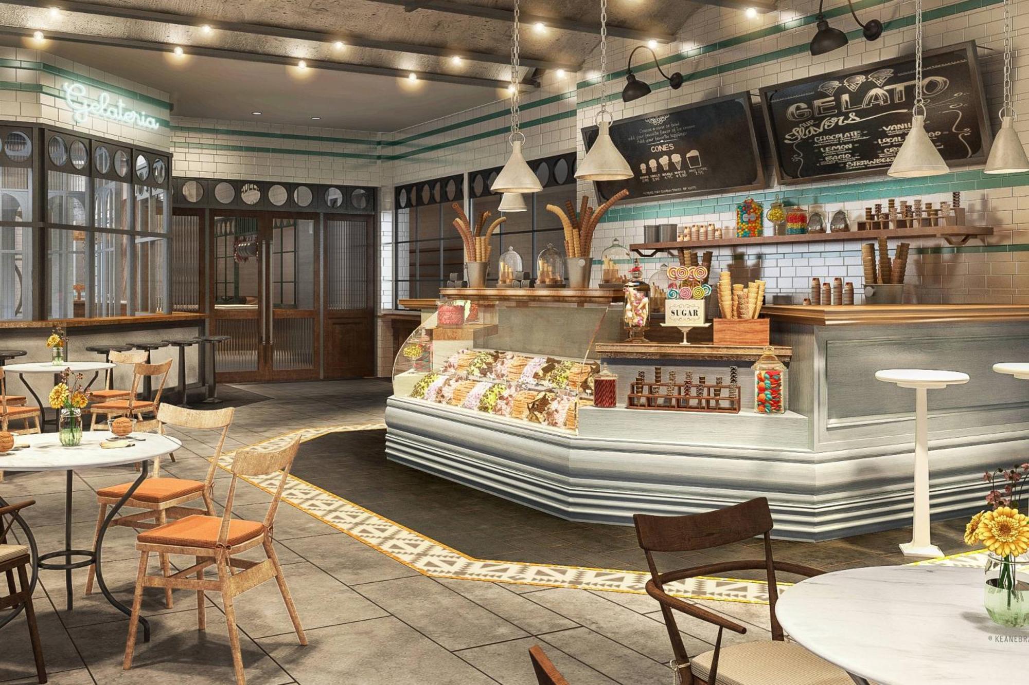 Marriott Resort Palm Jumeirah, Dubai Exterior foto 3D rendering of a coffee shop
